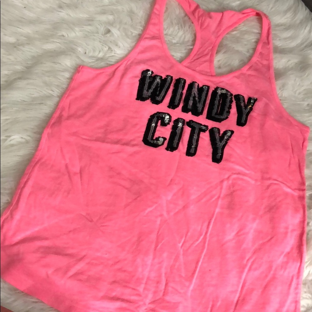 Windy City pink tank top